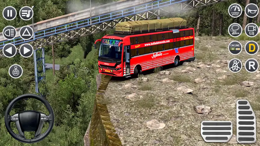 城市教练巴士驾驶3D：巴士停车场比赛