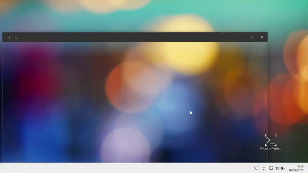 WhatJustFlashed