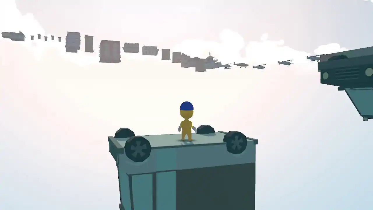 Only an Alien Going Up!
