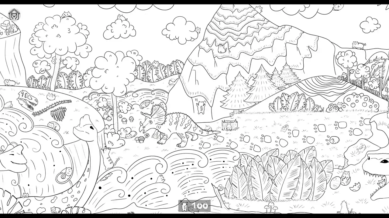 100 Dino Cats
