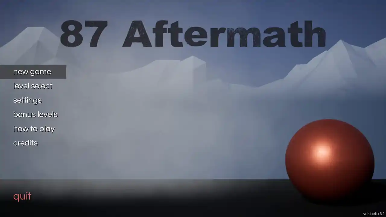 87 Aftermath: A Rolling Ball Game