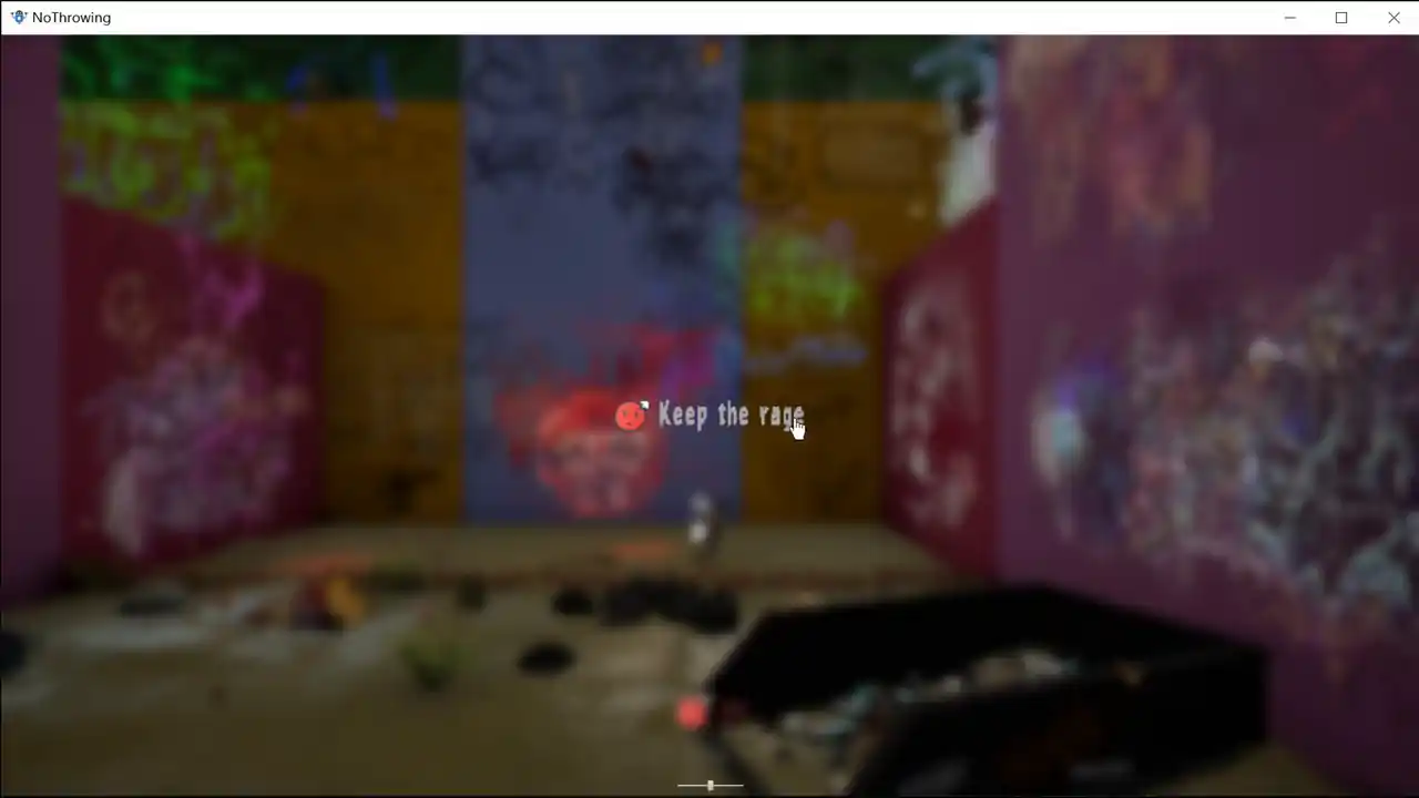 No throwing