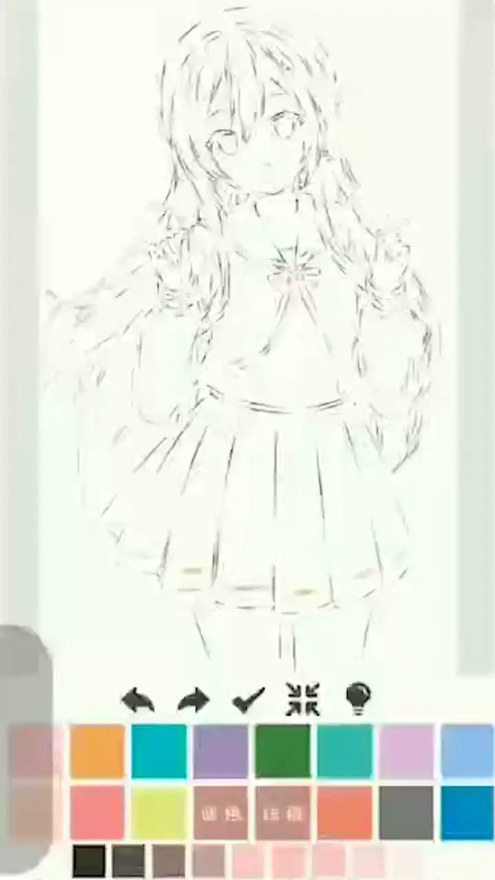 指尖涂色