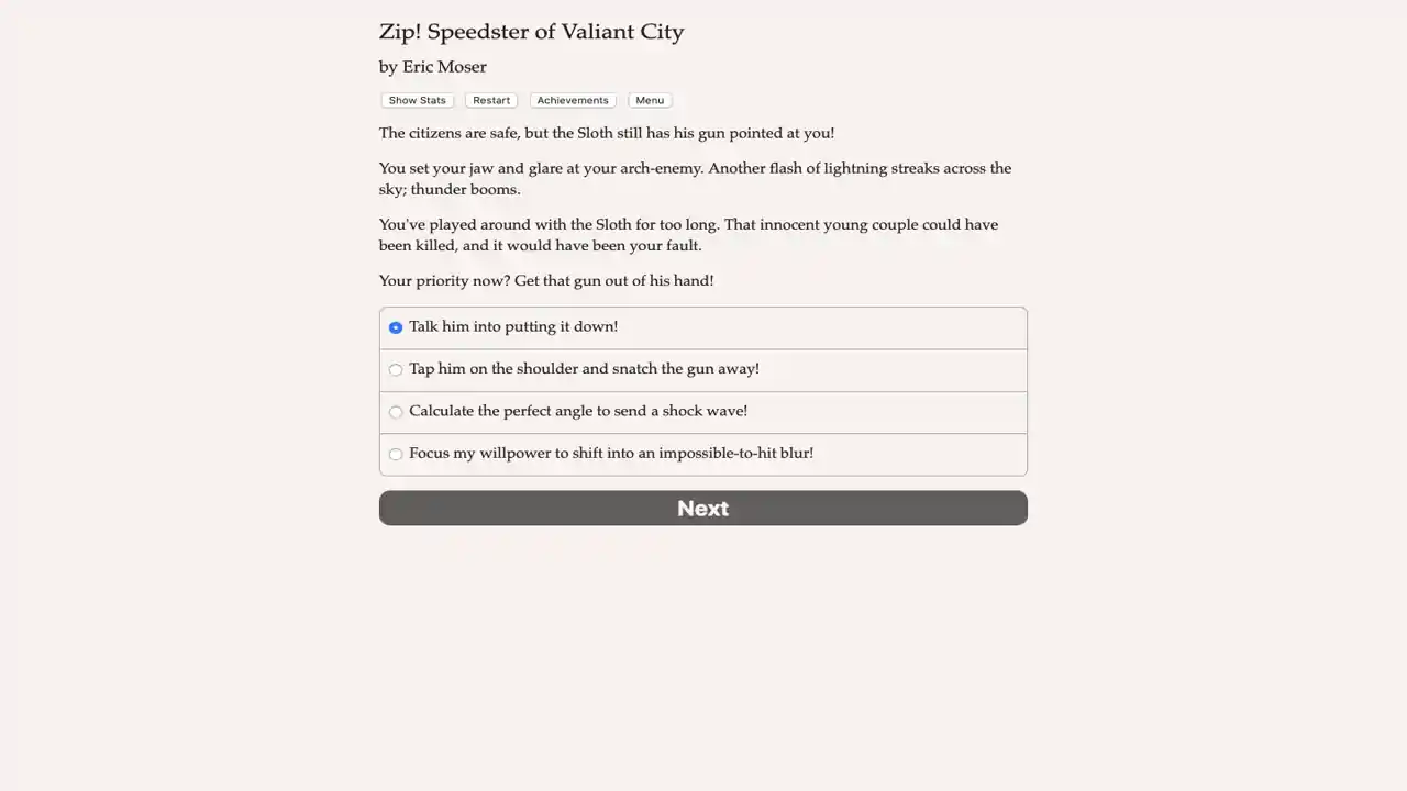 Zip! Speedster of Valiant City