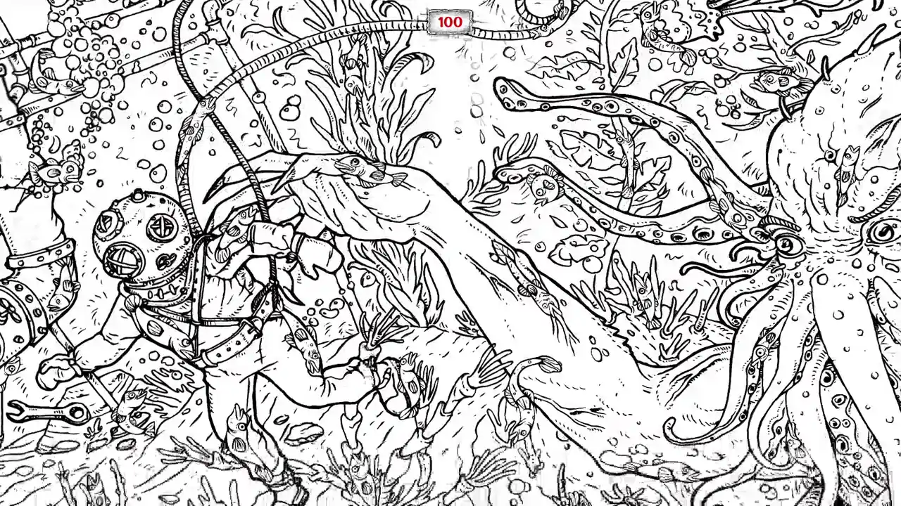 100 hidden Cthulhu fish 2
