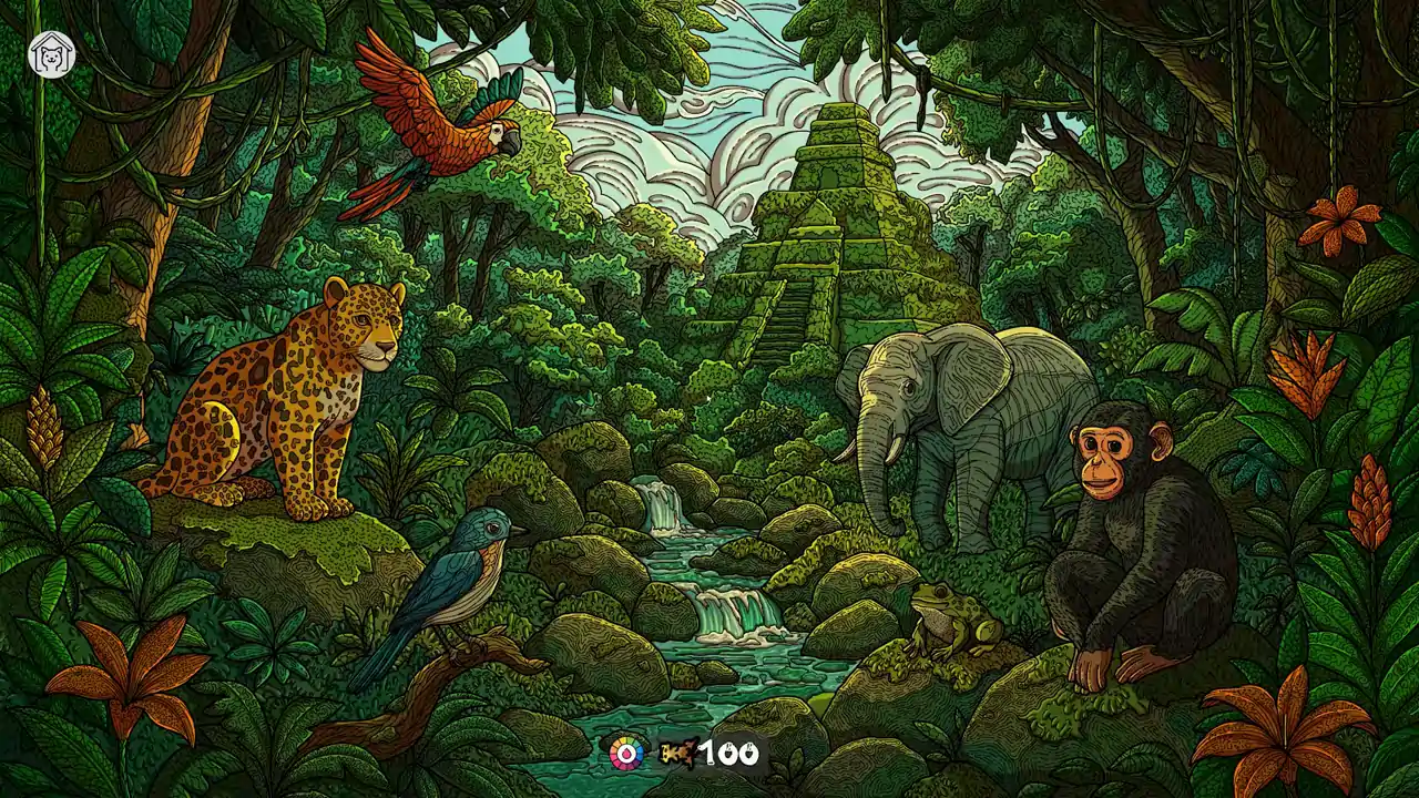 100 Jungle Cats