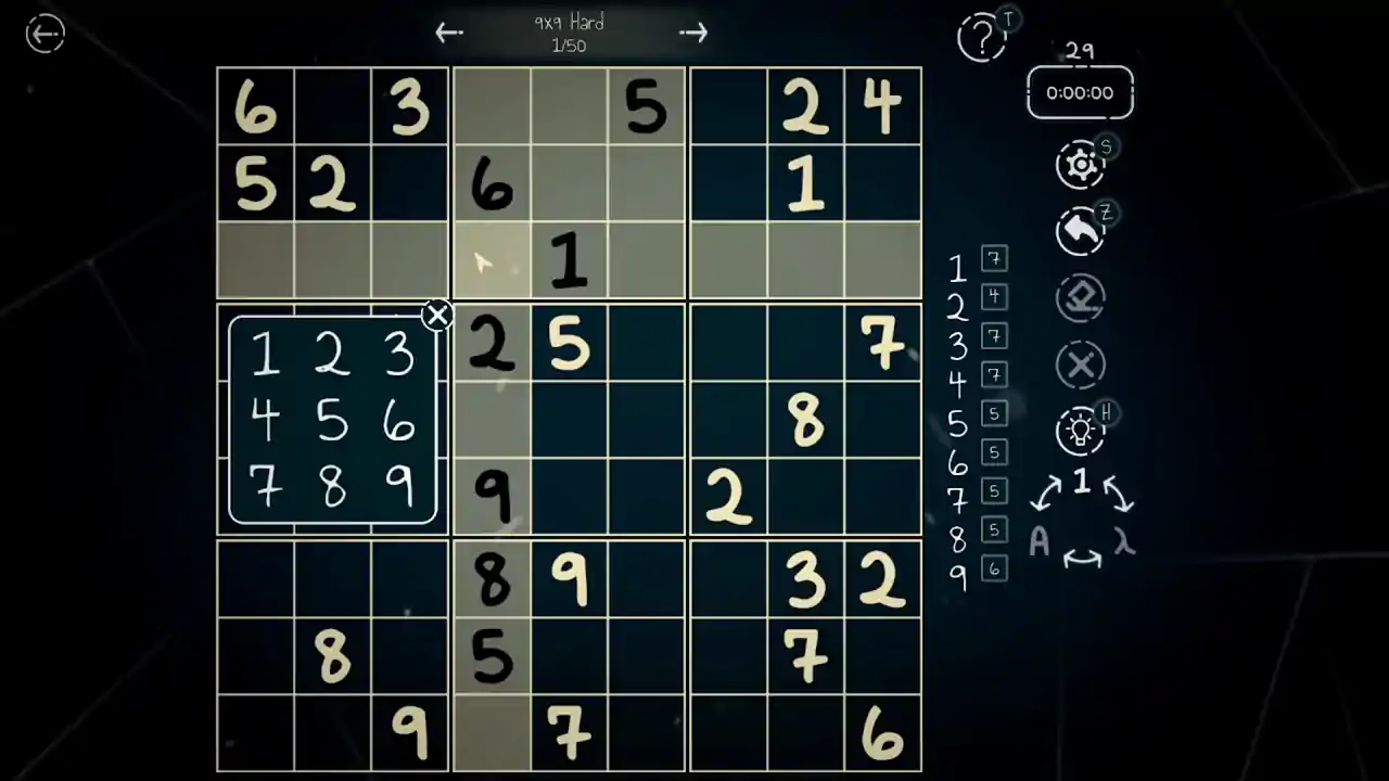 Sudoku 9x16x25