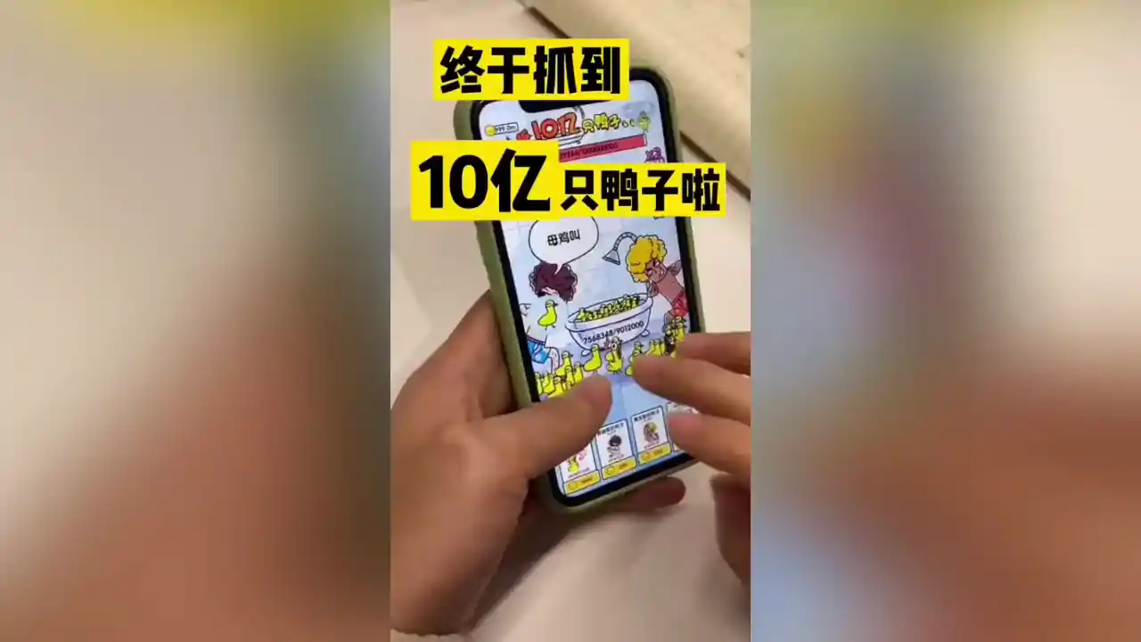 抓10亿只鸭子