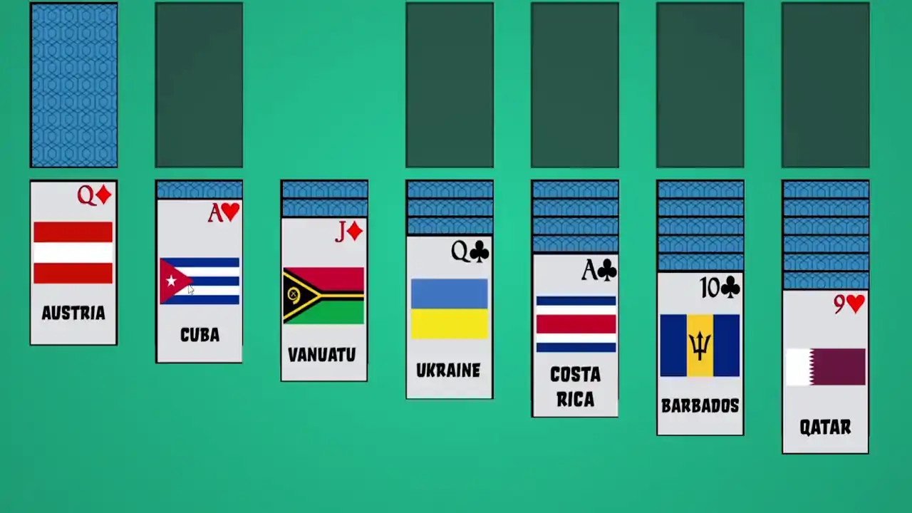 Solitaire: Learn the Flags!