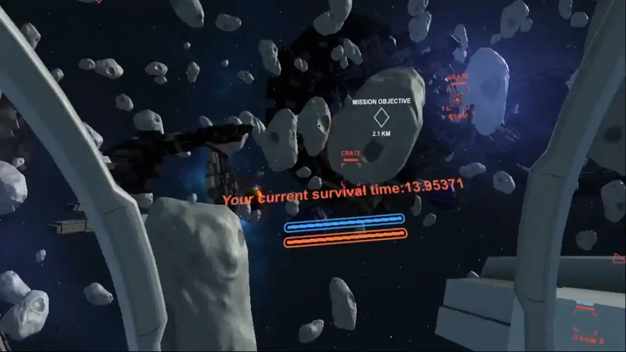 VR Spaceship Battle