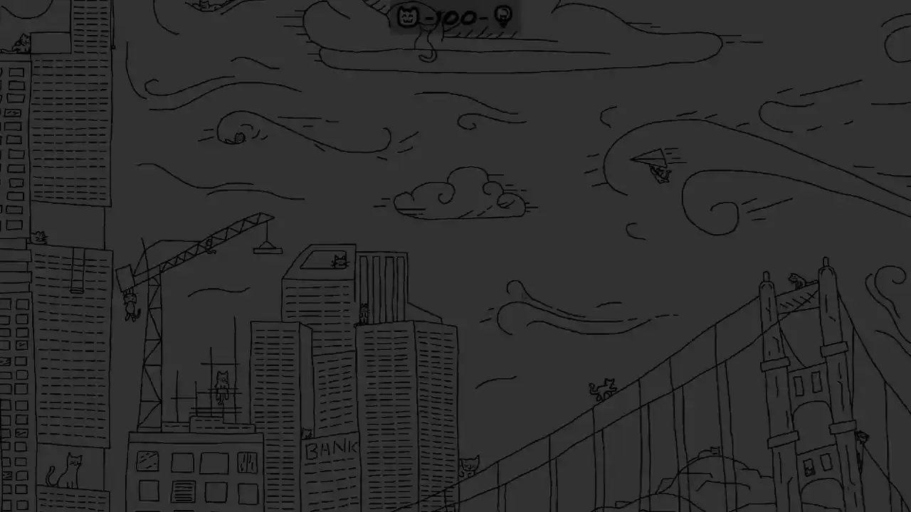 Looking For Cats In a Badly Drawn City