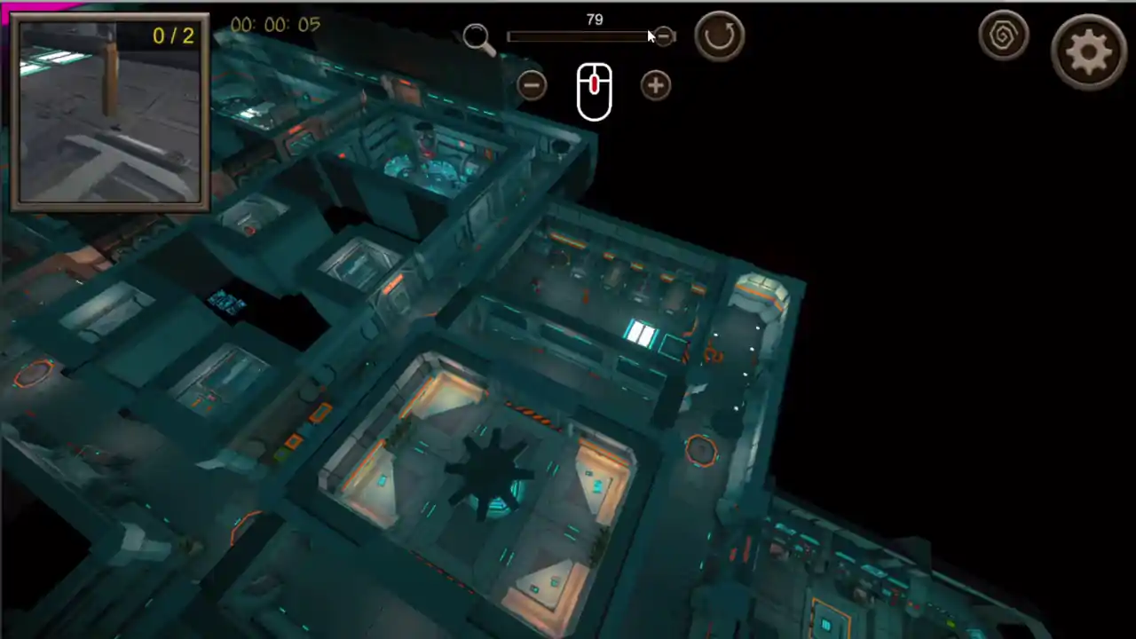 Hidden Space Top-Down 3D