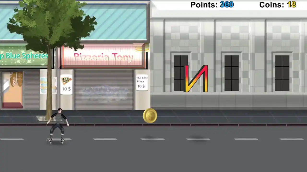 Skateboarding pro