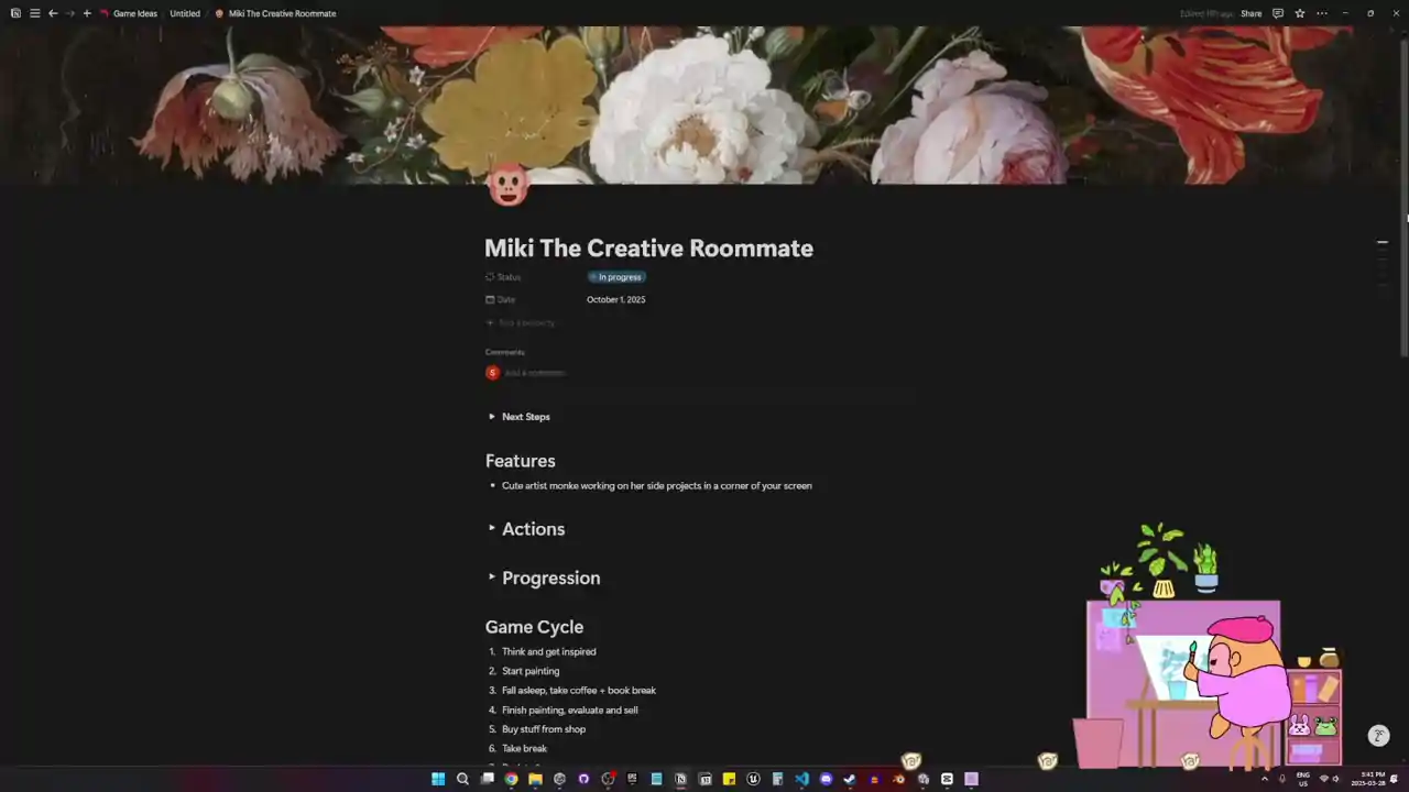 Miki The Creative Roomate