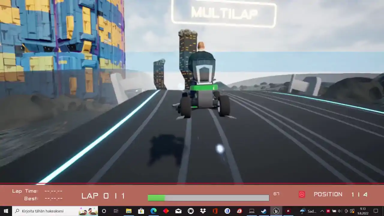 Lawnmower Game: Space Race