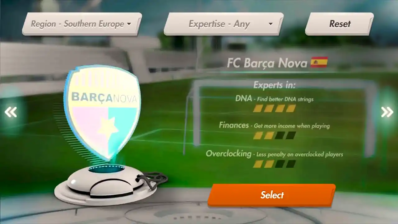 Futuball - Future Football Manager Game
