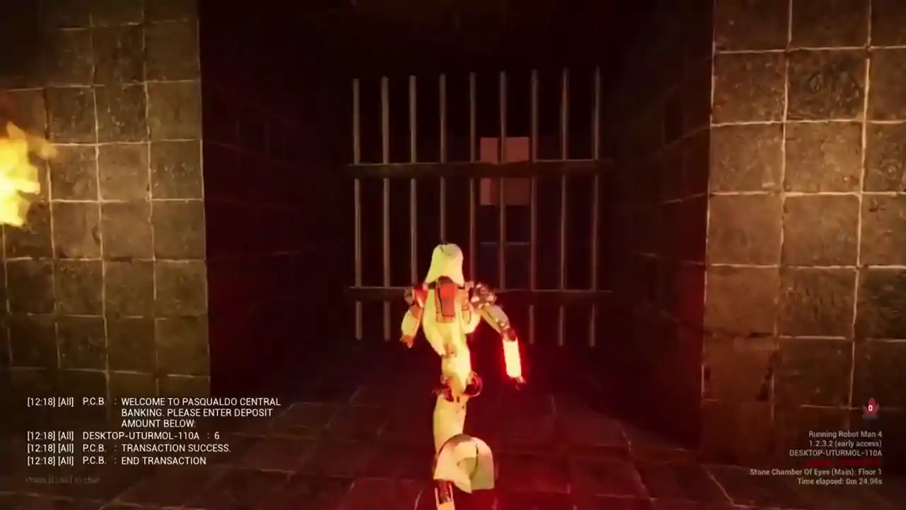 Running Robot Man 4
