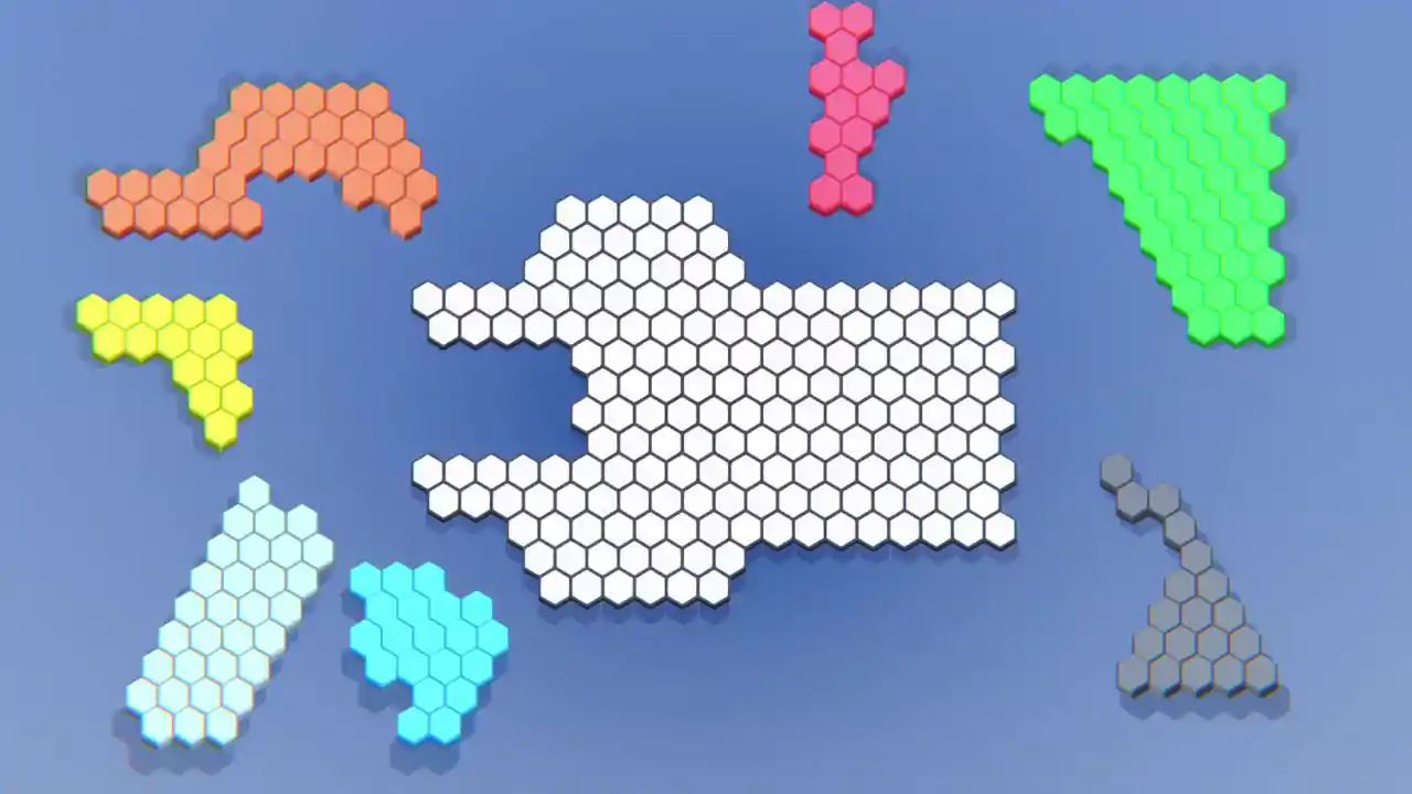 Hexagon Puzzle Blocks