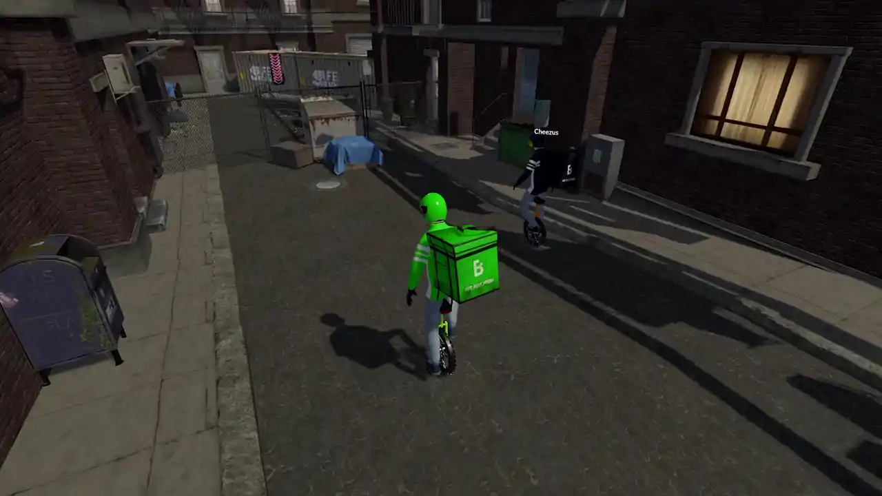 Unicycle Pizza Time!