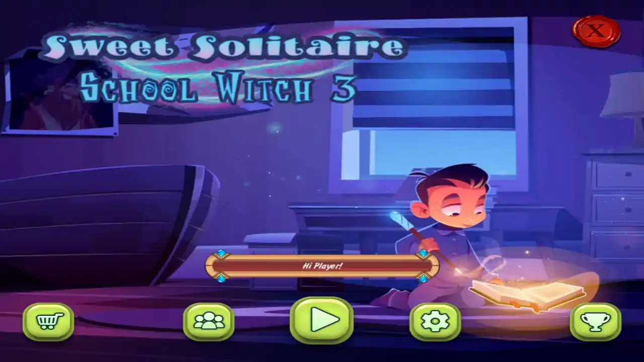 Sweet Solitaire. School Witch 3