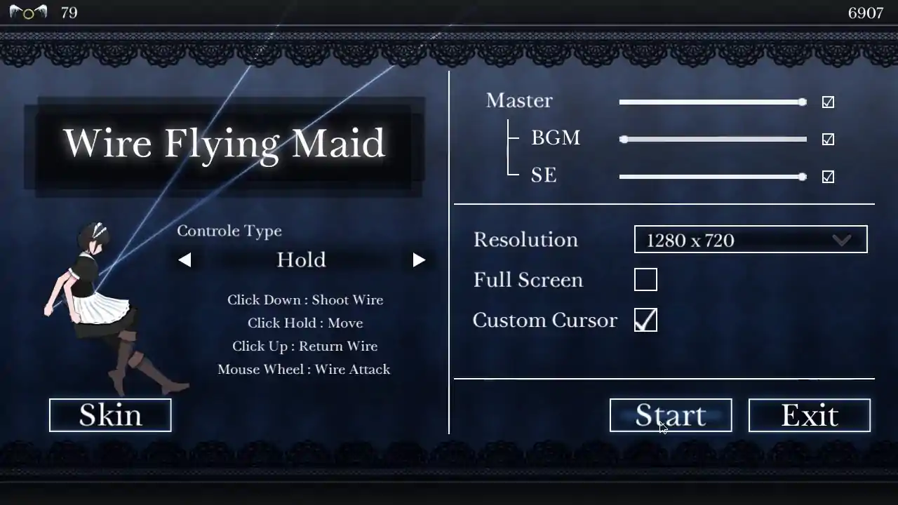 Wire Flying Maid