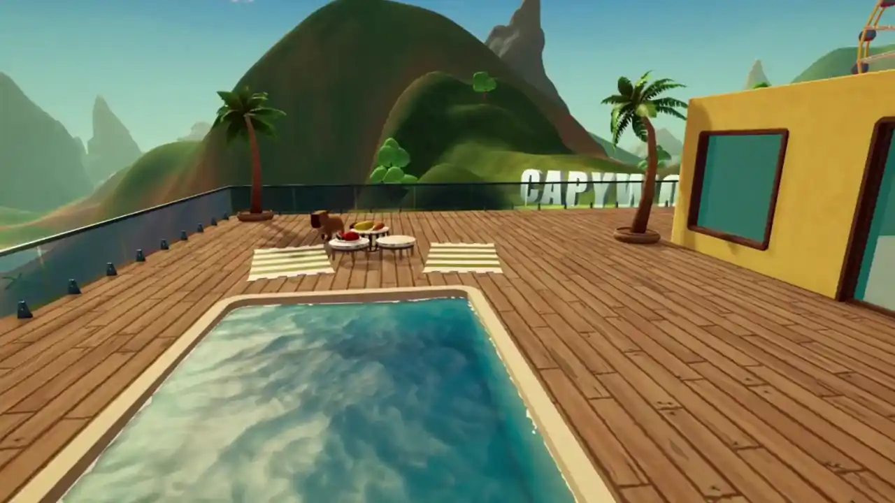 Capybara Hot Tub