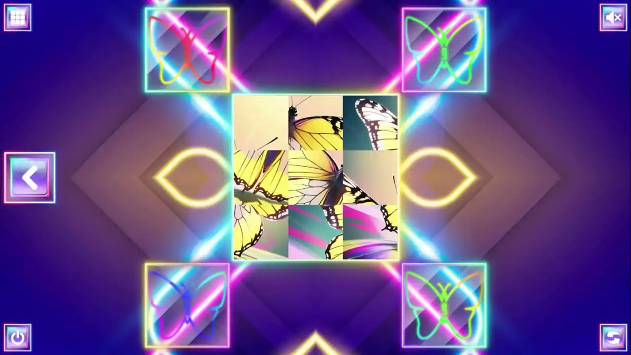 Neon Fantasy: Butterflies