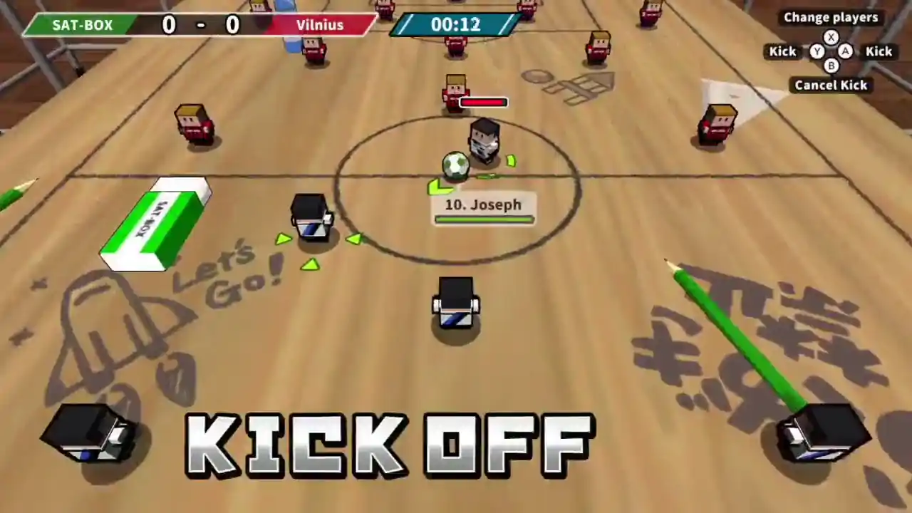 Desktop Soccer / 机でサッカー