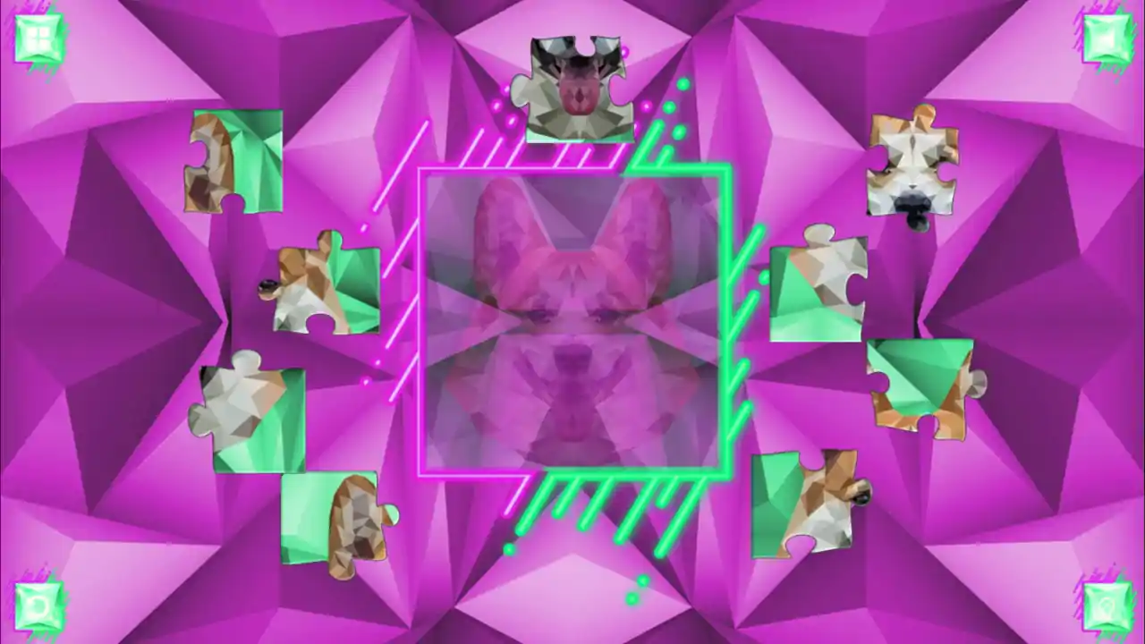 Poly Jigsaw: Dogs