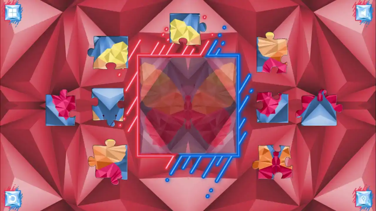 Poly Jigsaw: Butterflies