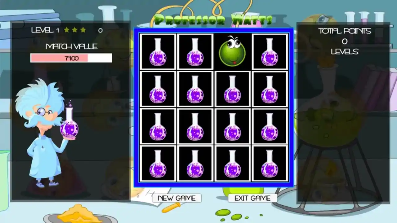 Professor Watts Memory Match: Expressions
