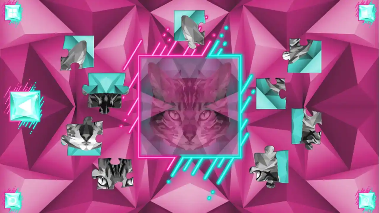 Poly Jigsaw: Cats