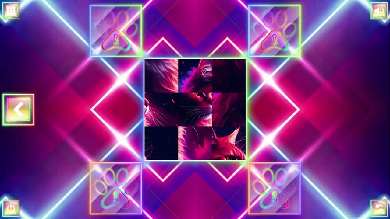 Neon Fantasy: Cats