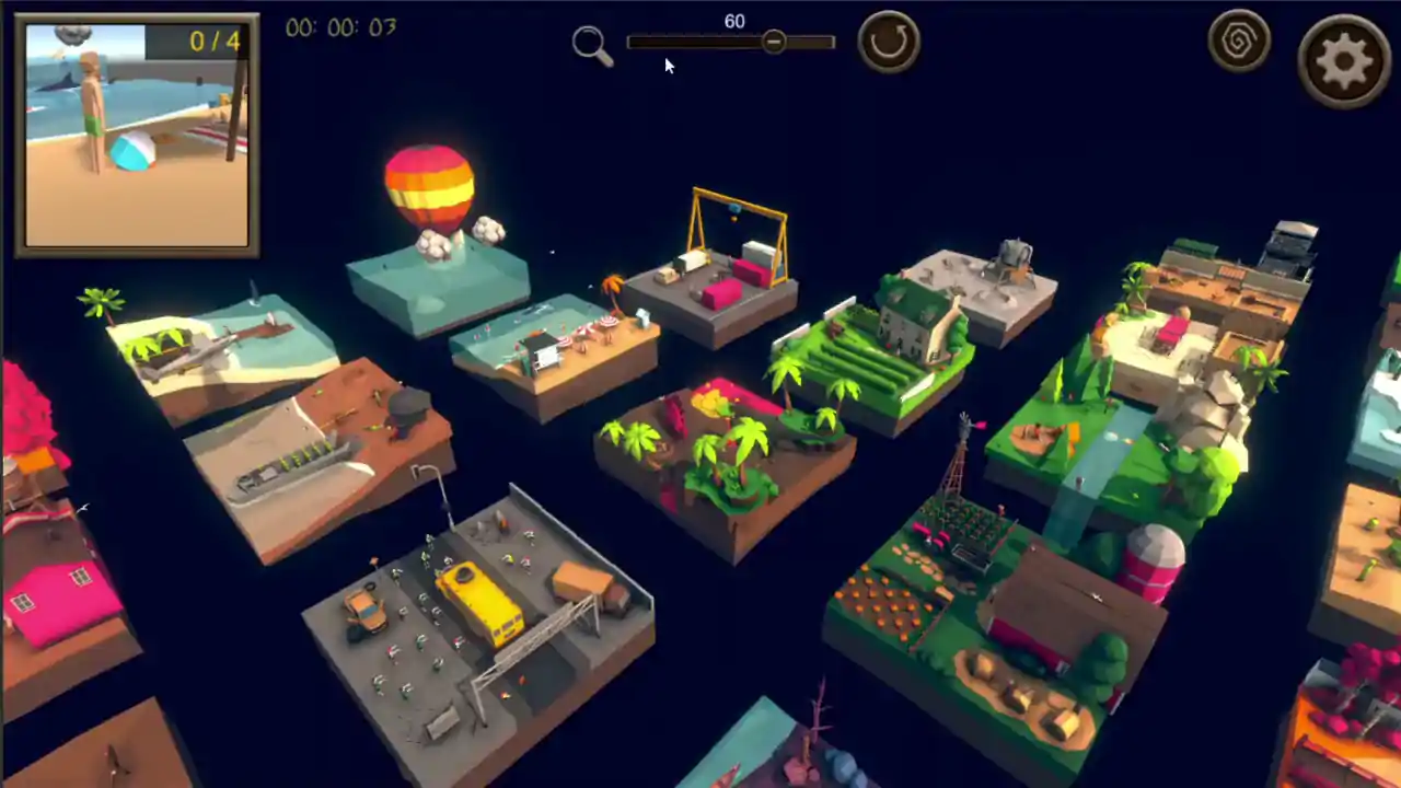 Hidden World Top-Down 3D
