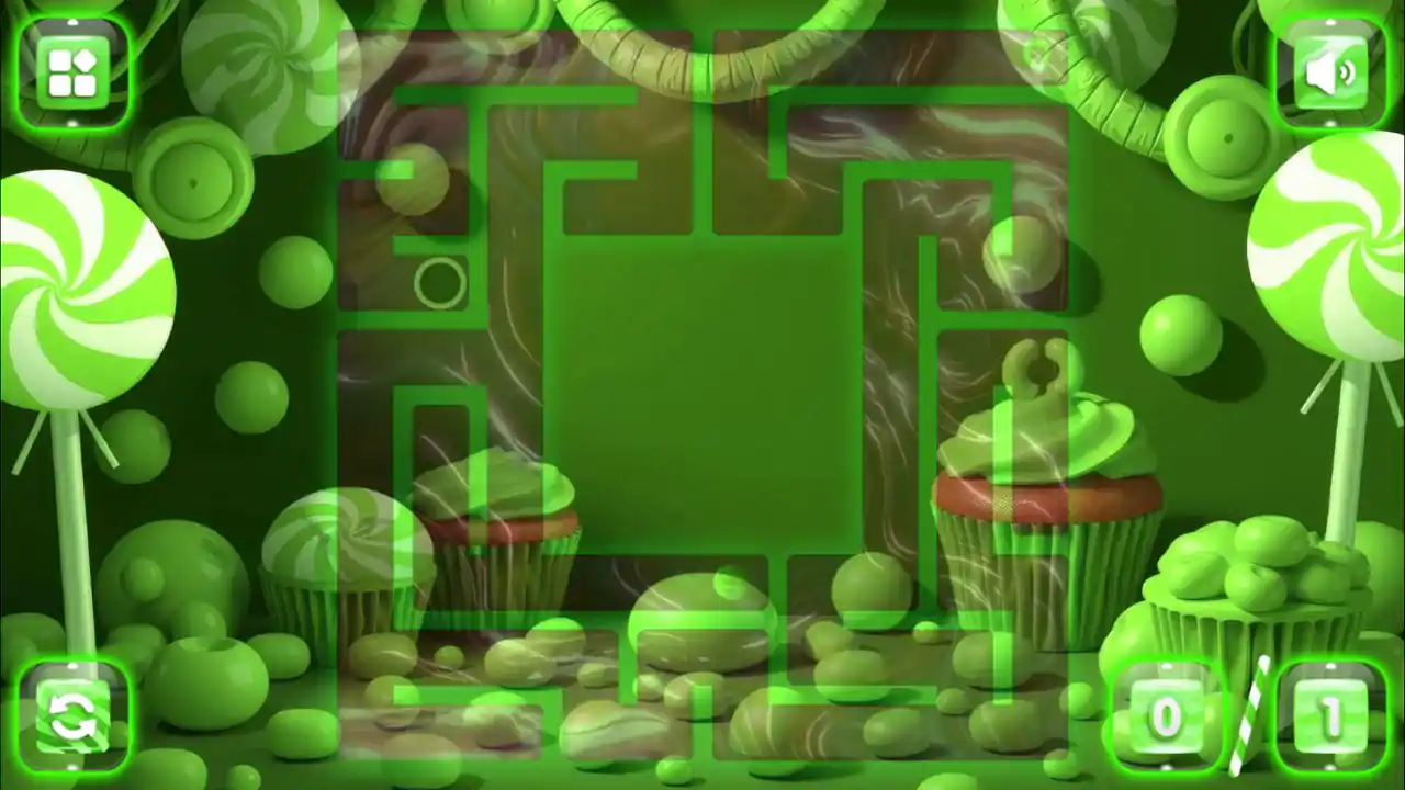 Sweetie Candy Maze: Green Apple