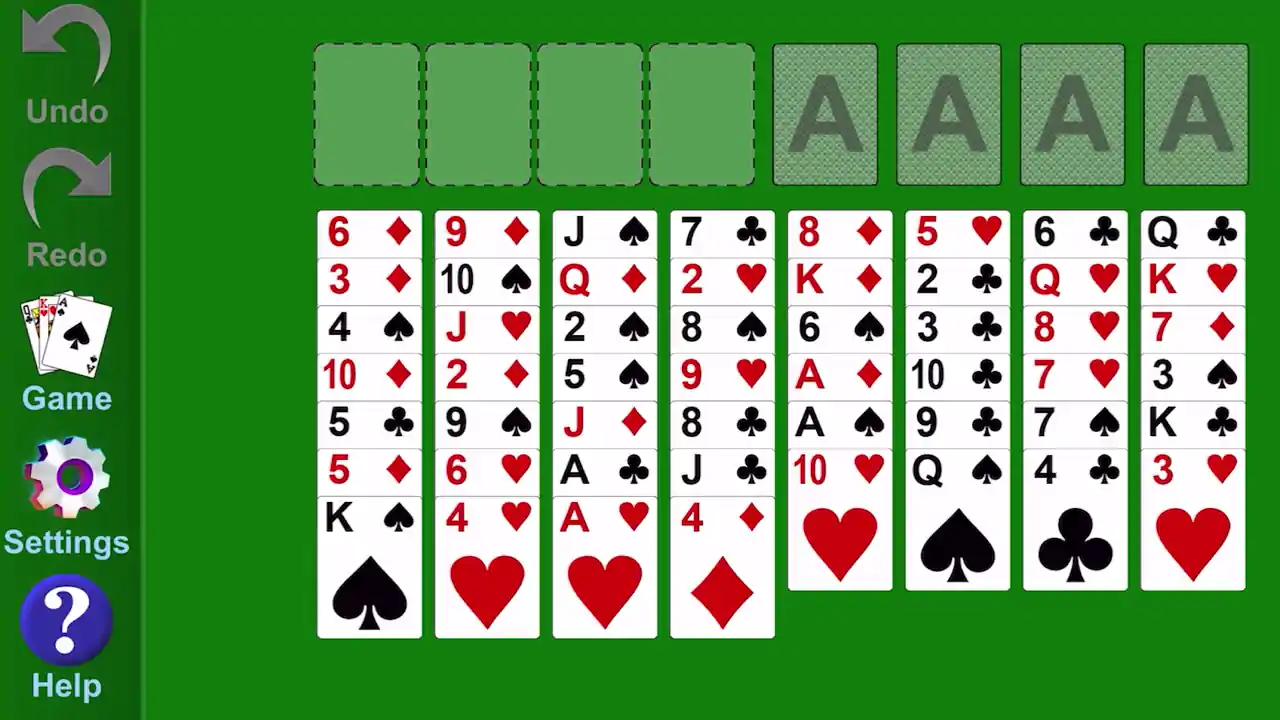 FreeCell Solitaire Classic Card Game