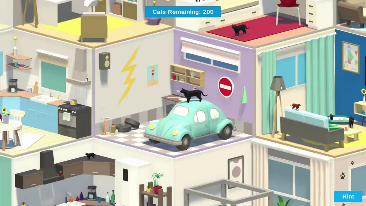 200 Hidden House Cats