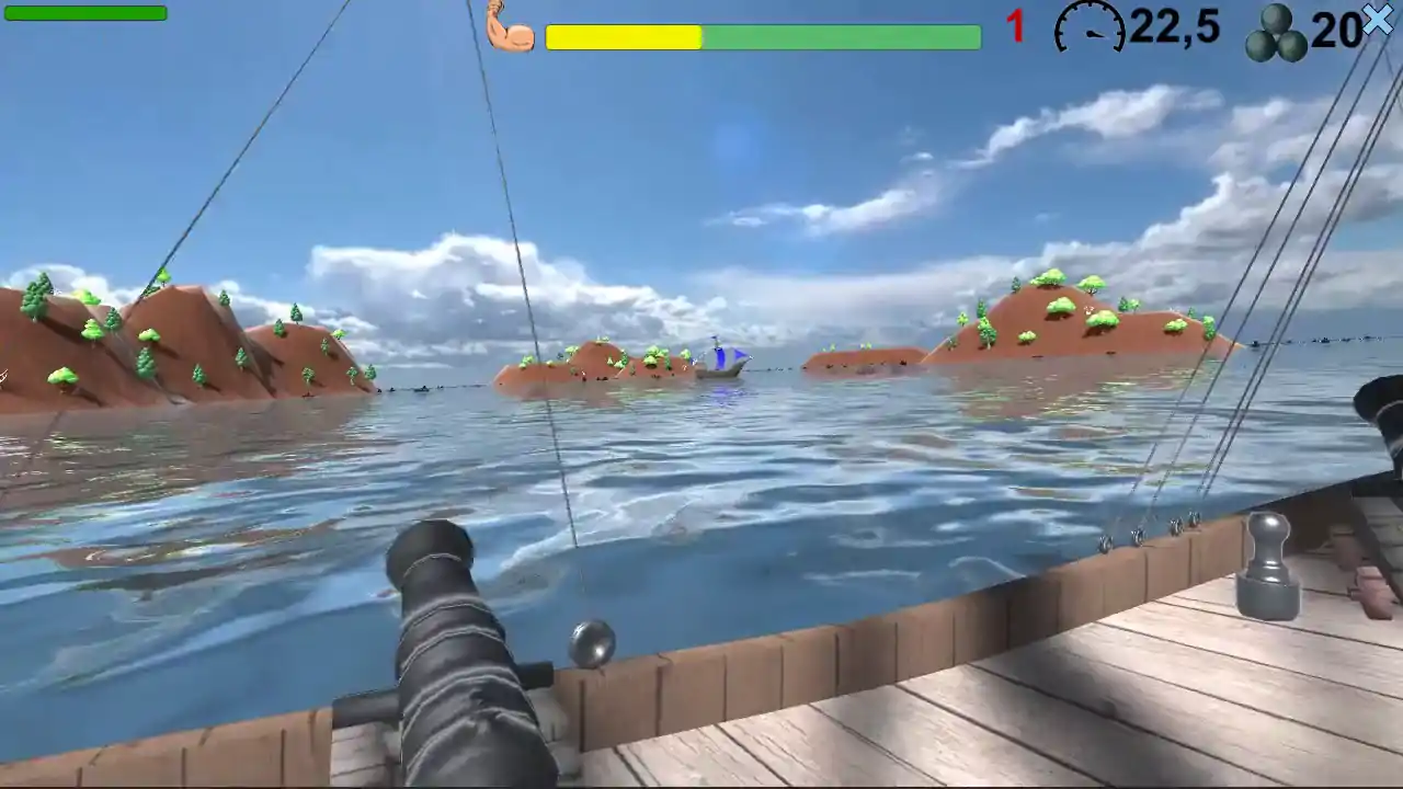 Pirates. Naval battle