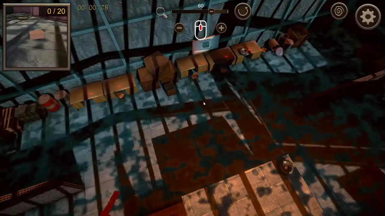 Hidden Storehouse Top-Down 3D