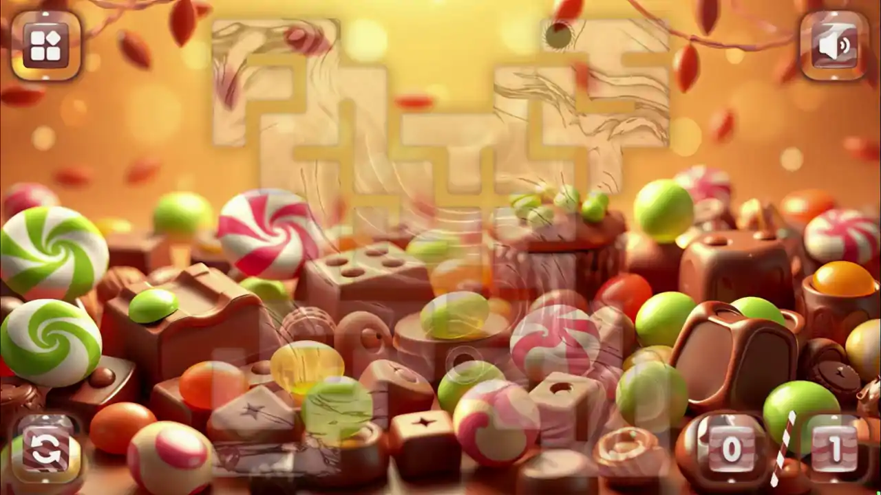 Sweetie Candy Maze: Brown Chocolate