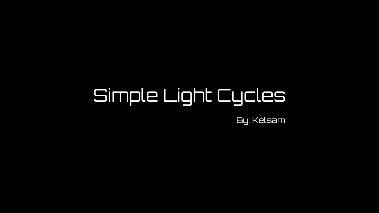 Simple Light Cycles