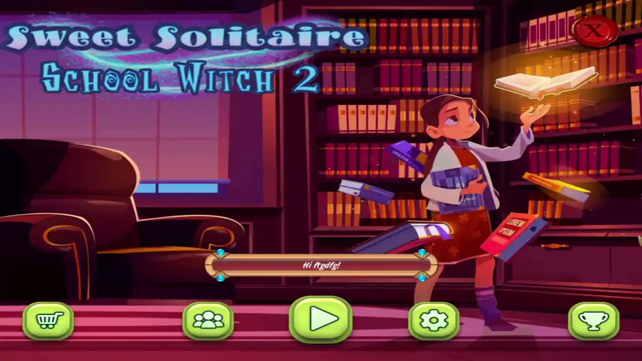 Sweet Solitaire. School Witch 2