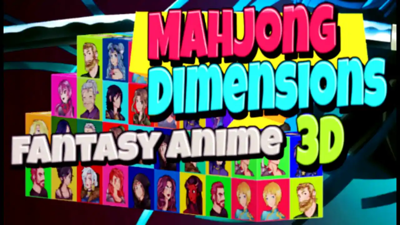 Mahjong Dimensions 3D - Fantasy Anime