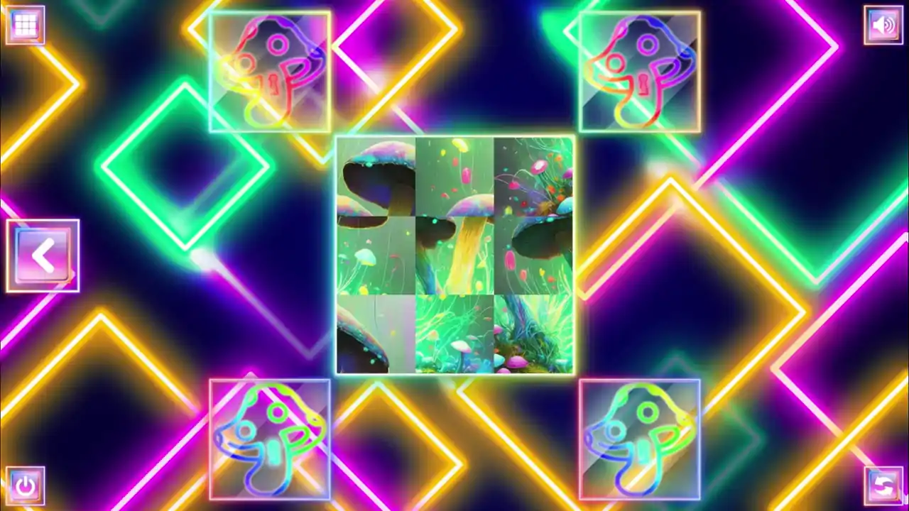 Neon Fantasy: Mushrooms