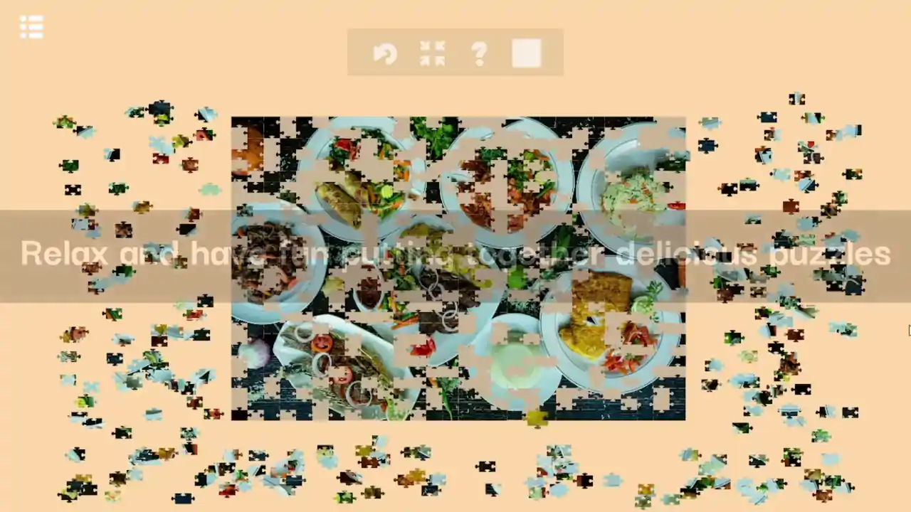 Jigsaw Puzzle Delicious Foods