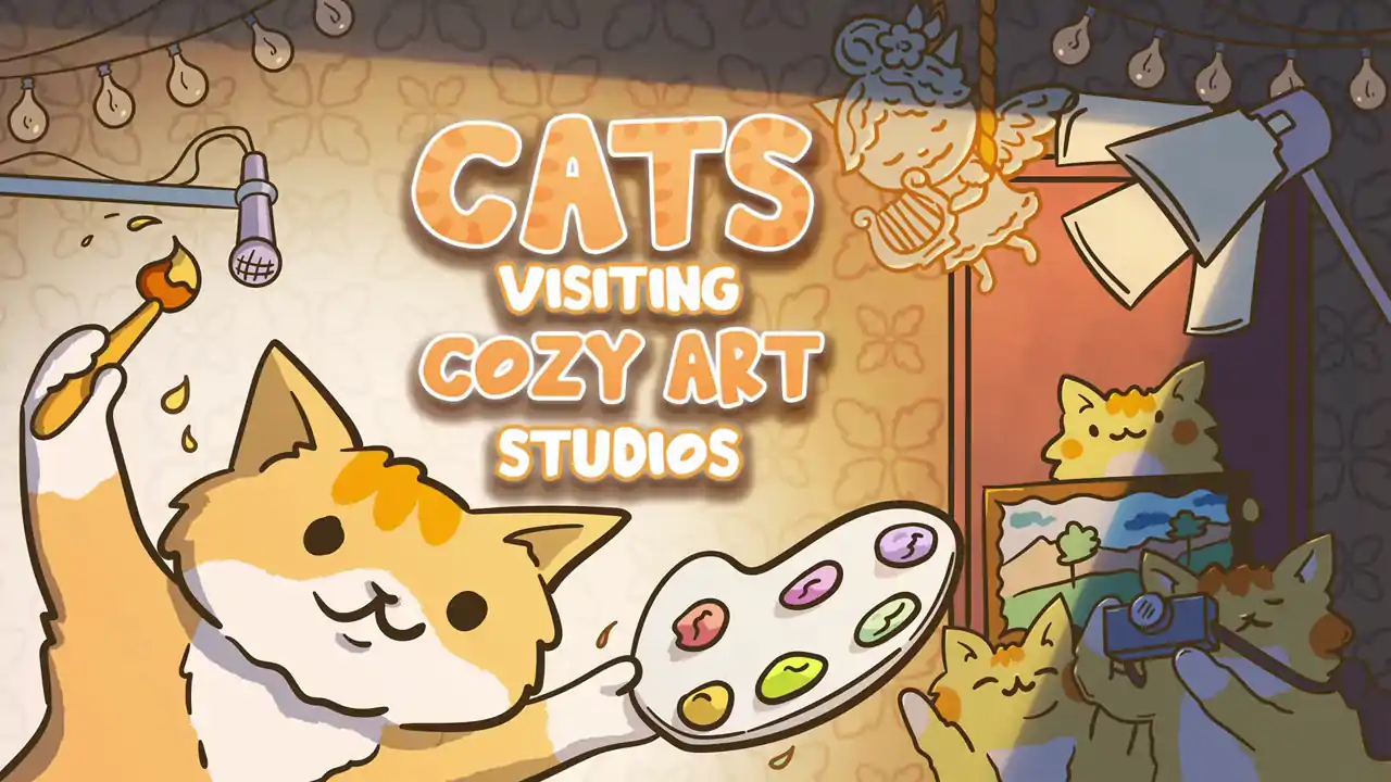 Cats Visiting Cozy Art Studios