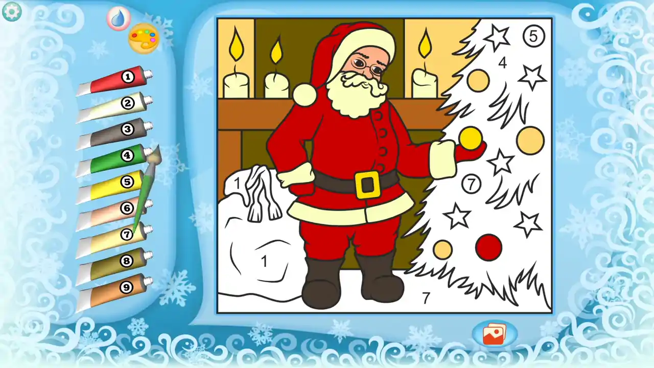 Color by Numbers - Christmas