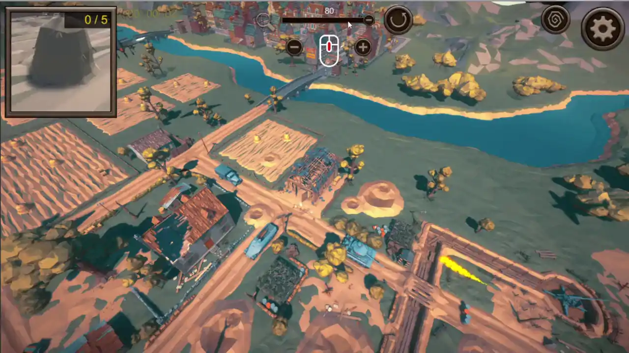 Hidden World War II Top-Down 3D
