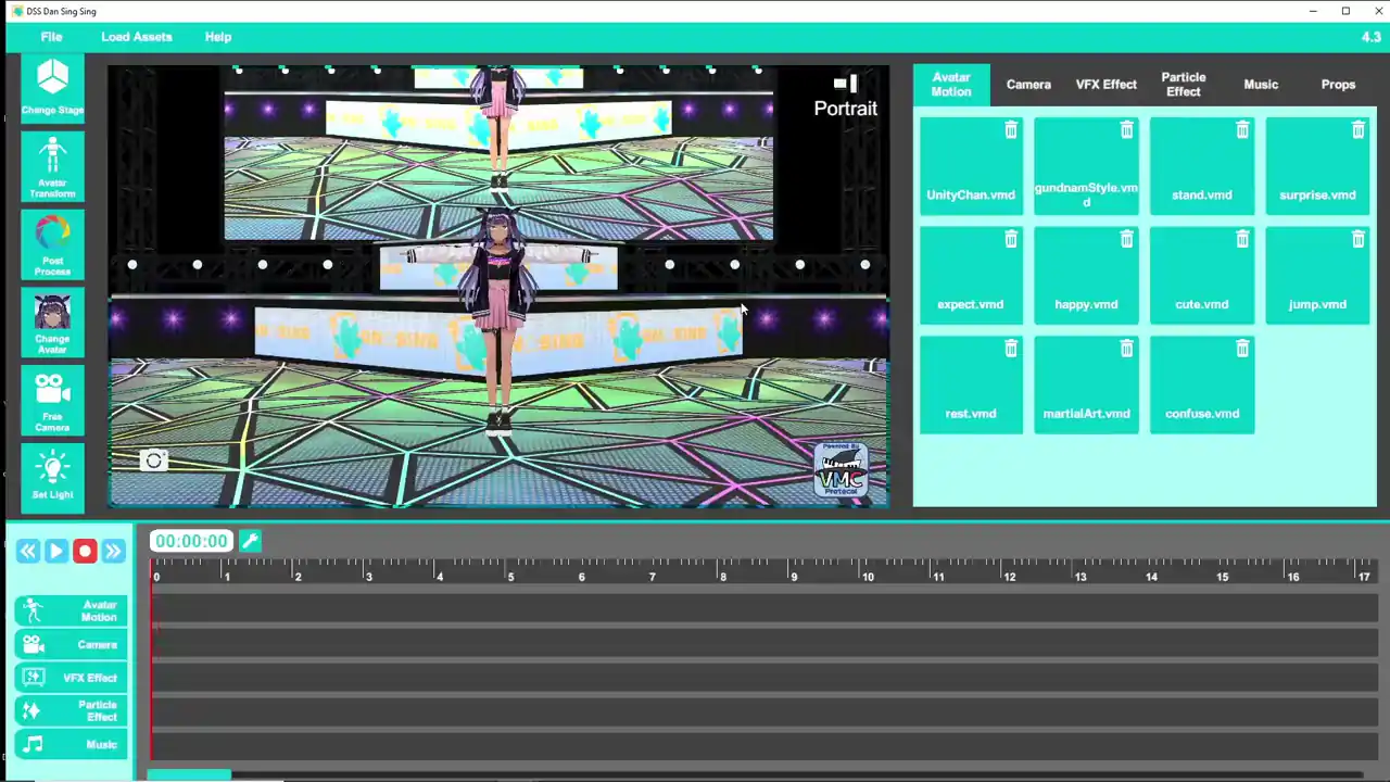 Dan Sing Sing AMV Maker for Vroid VRM and MMD