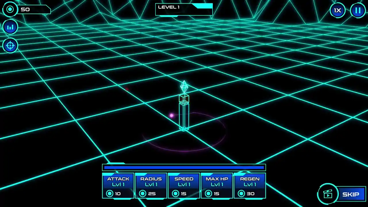 Idle Geometry Defense